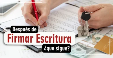 ¿Qué sucede después de firmar la escritura de compraventa? 8 después de firmar escritura